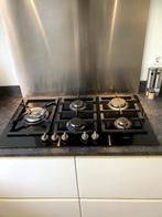 inbouw glas- gaskookplaat Pelgrim 5-pits incl. wokbrander, Witgoed en Apparatuur, Kookplaten, Ophalen, Gebruikt, Inbouw, Gas