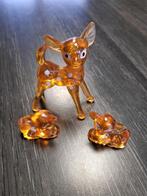vintage , figuren groep herten bambi jaren '60, Verzamelen, Beelden en Beeldjes, Ophalen, Gebruikt, Dier