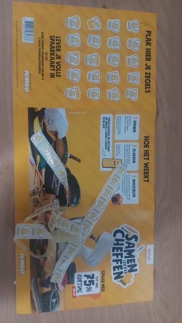 Jumbo Tefal Samen Cheffen Zegels + Spaarkaart beschikbaar voor biedingen