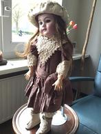 Antieke pop met porseleinen hoofd,antieke spreekpop DEP., Antiek en Kunst, Antiek | Speelgoed, Ophalen