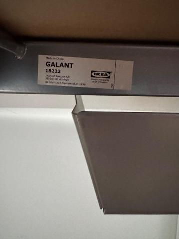 Groot verstelbaar bureau IKEA galant 220x80 - afbeelding 4