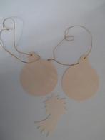 Houten figuren; oa winter, kerstbal, ster, lieveheersbeestje, Hobby en Vrije tijd, Knutselen, Ophalen of Verzenden, Nieuw, Materiaal