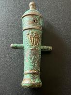 Antiek bronzen kanon model mini, Antiek en Kunst, Antiek | Overige Antiek, Verzenden