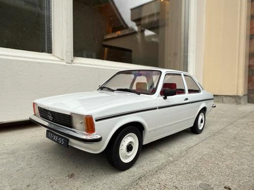 1:18 Opel Kadett C2 Coupe wit 1977 Triple 9 / JJTOP, Hobby en Vrije tijd, Modelauto's | 1:18, Zo goed als nieuw, Auto, Overige merken