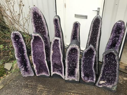 Amethist, Geode en Clusters, in diverse maten en prijs !!, Verzamelen, Mineralen en Fossielen, Mineraal, Ophalen of Verzenden