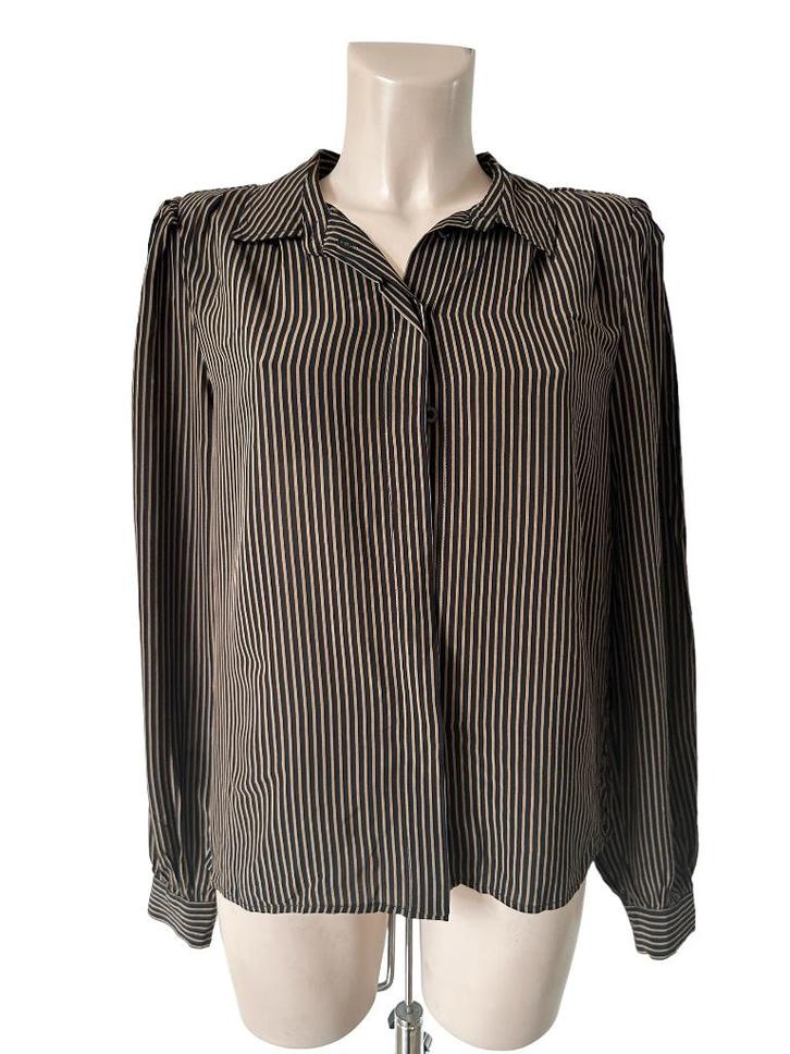 Gestuz blouse M, Kleding | Dames, Blouses en Tunieken, Zo goed als nieuw, Maat 38/40 (M), Bruin, Ophalen of Verzenden