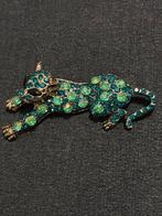 Vintage Broche met Strass Stenen, Overige materialen, 4 tot 7 cm, Overige kleuren, Ophalen of Verzenden