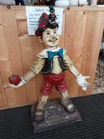 Kunststof Pinokkio met Appel - Decoratief Figuur vintage, Ophalen