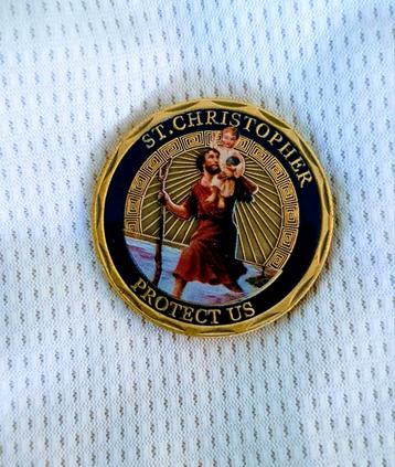 Dashbordmunt Christoffel  4 cm  beschikbaar voor biedingen