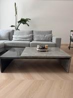 Natuursteen zwart/grijze salontafel, Huis en Inrichting, Tafels | Salontafels, Ophalen, 100 tot 150 cm, 50 tot 100 cm, Zo goed als nieuw