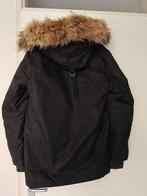 (ZGAN) Airforce jongens jas Heren winter jas Parka, Kleding | Heren, Ophalen, Maat 52/54 (L), Zwart, Zo goed als nieuw