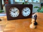 Antieke dam/schaakklok Koopman 1939, Antiek en Kunst, Antiek | Klokken, Ophalen of Verzenden