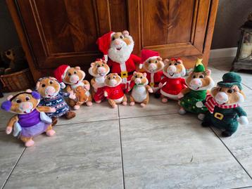 Grote collectie kerst hamsters beschikbaar voor biedingen