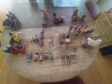 Playmobil onderdelen:piraten,ridders,paarden, indianen, etc. beschikbaar voor biedingen