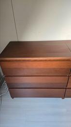 Ikea Malm ladekast bruin, Ophalen, Gebruikt, 50 tot 100 cm, 3 of 4 laden