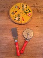 Houten snijpizza/snijbare pizza, zgan, Ophalen of Verzenden, Zo goed als nieuw, Hout, Speelkeuken-accessoire