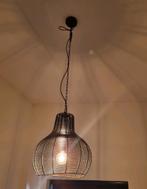 Industriële industrieel hanglamp zwart  38 cm, Ophalen of Verzenden, Zo goed als nieuw
