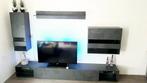 Tv meubel met hangkasten en plank, Huis en Inrichting, Kasten | Televisiemeubels, Minder dan 100 cm, 25 tot 50 cm, Gebruikt, Ophalen