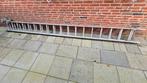 2x18 trede aluminium, Doe-het-zelf en Verbouw, Ladders en Trappen, Ophalen, Gebruikt