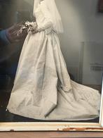 Vintage Trouwjurk - Klassieke Elegantie, Ophalen of Verzenden, Gedragen, Wit, Trouwjurk