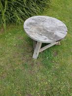 Tuintafel, Tuin en Terras, Ophalen, Zo goed als nieuw, Rond, Hout