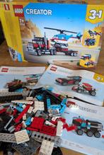 Lego Creator 3-in-1: Truck met helikopter (31146), Ophalen of Verzenden, Zo goed als nieuw, Complete set, Lego