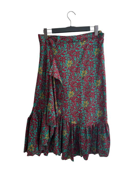 Sissel Edelbo wikkelrok M, Kleding | Dames, Rokken, Zo goed als nieuw, Maat 38/40 (M), Overige kleuren, Onder de knie, Ophalen of Verzenden