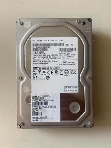 HGST Ultrastar (hitachi) 2tb HDD beschikbaar voor biedingen