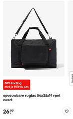 HEMA Black Duffel Travel Bag (Zwarte Reistas), Ophalen, Zo goed als nieuw, Unisex volwassen