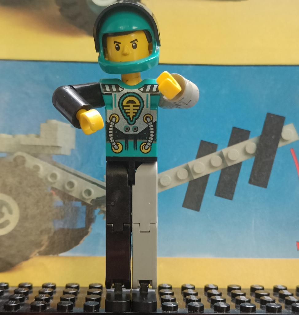 Lego Technic Figure BlackLight Gray Legs, Dark Turquoise, Kinderen en Baby's, Speelgoed | Duplo en Lego, Ophalen of Verzenden