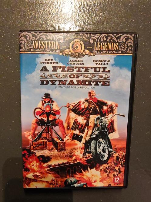 DVD A Fistful of Dynamite 1971 James Coburn, Rod Steiger, Se, Cd's en Dvd's, Dvd's | Klassiekers, Zo goed als nieuw, Actie en Avontuur