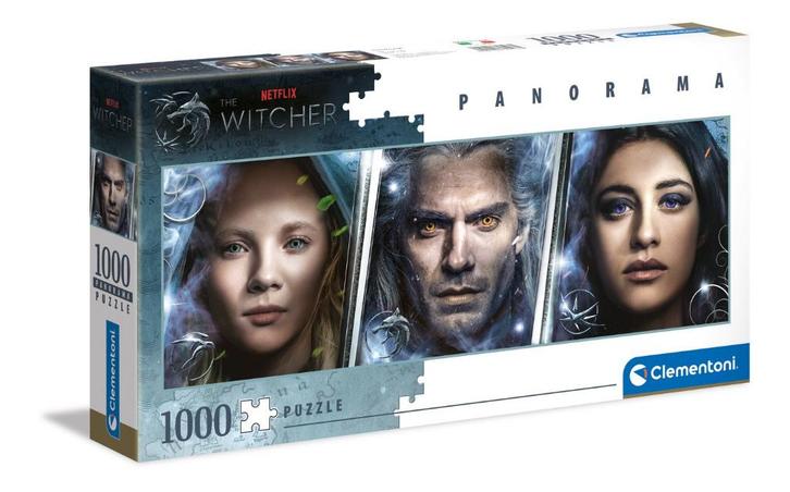Clementoni: The Witcher Panorama 1000 stukjes, Hobby en Vrije tijd, Denksport en Puzzels, Nieuw, Legpuzzel, 500 t/m 1500 stukjes