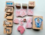 Diverse stempelset met paarden, prinsessen en meer!, Ophalen of Verzenden, Gebruikt, Houten stempel