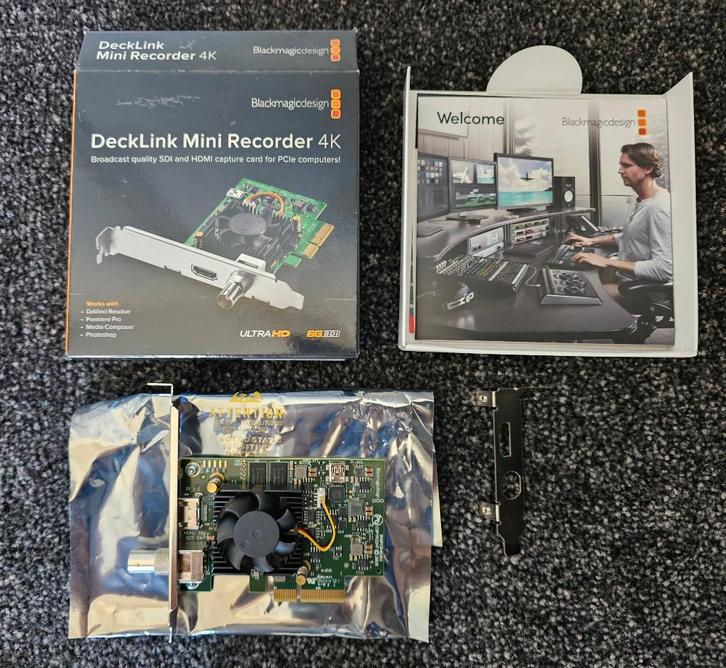 Blackmagic DeckLink Mini Recorder 4K, Computers en Software, Capture cards, Zo goed als nieuw, Ophalen of Verzenden