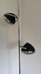 Leuke vloerlamp. 2 verstelbare lampen qua richting., Ophalen, Gebruikt, Metaal, 150 tot 200 cm