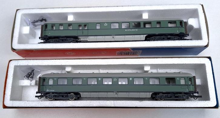 Roco (6200049) plan D RD 7659 + AB 7711 topstaat, Hobby en Vrije tijd, Modeltreinen | H0, Nieuw, Wagon, Gelijkstroom, Roco, Ophalen of Verzenden