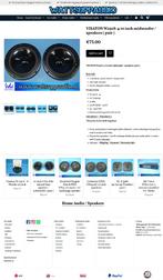 VISATON W250S-4 10 inch midwoofer / speakers ( pair ) 25cm, Audio, Tv en Foto, Luidsprekers, Overige merken, Gebruikt, ., Ophalen of Verzenden