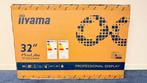 Iiyama TF3239AS-B1AG Ips Monitor Multi Touch 32”, Touchscreen, IPS, ., Ophalen of Verzenden