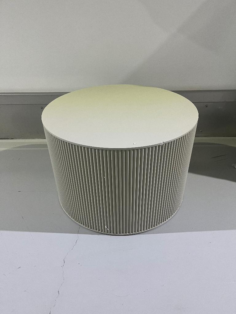 WOOOD Sanne Bijzettafel - MDF - Antique Beige - 40x60x60, Dtrendingshop@gmail.com, Minder dan 55 cm, Verzenden, Rond