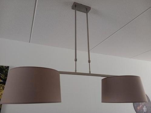 Hanglamp dubbel en twee vloerlampen - Besselink, Huis en Inrichting, Lampen | Hanglampen, Gebruikt, 75 cm of meer, Ophalen