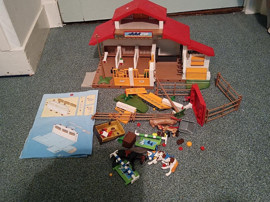 Playmobil Paardenmanege, Ophalen of Verzenden, Gebruikt