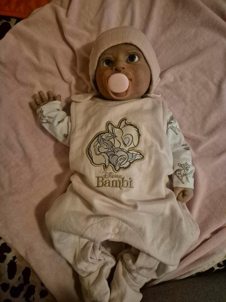 Siliconen baby, Verzamelen, Poppen, Zo goed als nieuw, Pop, Levensecht of Reborn, Ophalen of Verzenden