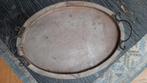 Houten dienblad, Huis en Inrichting, Woonaccessoires | Dienbladen, Ophalen, Gebruikt, Ovaal, Hout