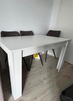 Eettafel mat wit 1.20x80, Huis en Inrichting, Tafels | Eettafels, Ophalen, 100 tot 150 cm, 50 tot 100 cm, Zo goed als nieuw