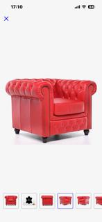 Z.G.A.N Chesterfield fauteuil, Ophalen of Verzenden, Zo goed als nieuw, 75 tot 100 cm