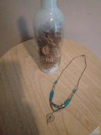 oud zilveren ketting met edelsteen, Sieraden, Tassen en Uiterlijk, Ophalen of Verzenden, Zo goed als nieuw, Met edelsteen, Zilver