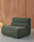 Modulaire bank in retro-stijl, 250 tot 300 cm, 75 tot 100 cm, Ophalen of Verzenden, Zo goed als nieuw