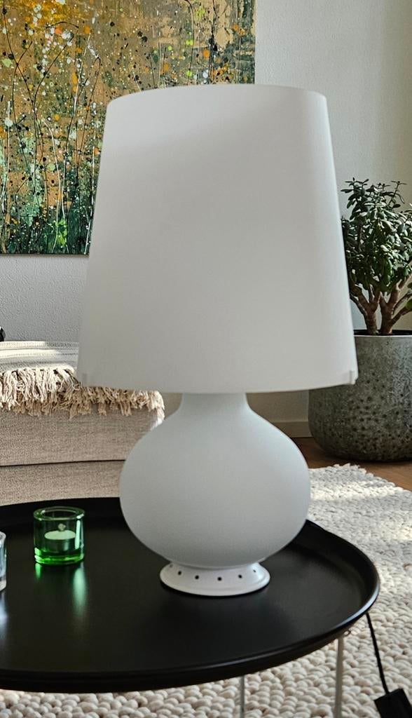 Fontana Arte Fontana 1853 tafellamp, Huis en Inrichting, Lampen | Tafellampen, Zo goed als nieuw, 50 tot 75 cm, Glas, Ophalen