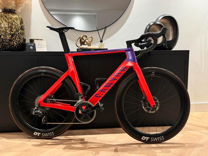 Canyon Aeroad CF SLX 7 AXS – Aero op topniveau (maat L), Fietsen en Brommers, Fietsen | Racefietsen, Zo goed als nieuw, Heren