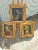 3 lijsten goud vintage, Antiek en Kunst, Kunst | Schilderijen | Klassiek, Ophalen of Verzenden